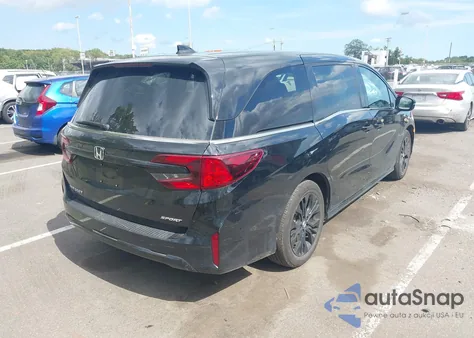 2025 Honda Odyssey Sport-L z USA, uszkodzony, nr VIN 5FNRL6H71SB004355